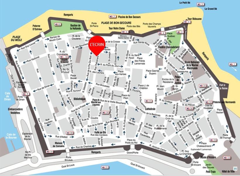 Apartment Au Coeur Des Remparts, L'ecrin 2 Pour 2-6 Pers *